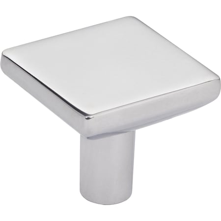 Elements 1-1/4In. Overall Length Polished Chrome Walker 1 Square Knob 827PC